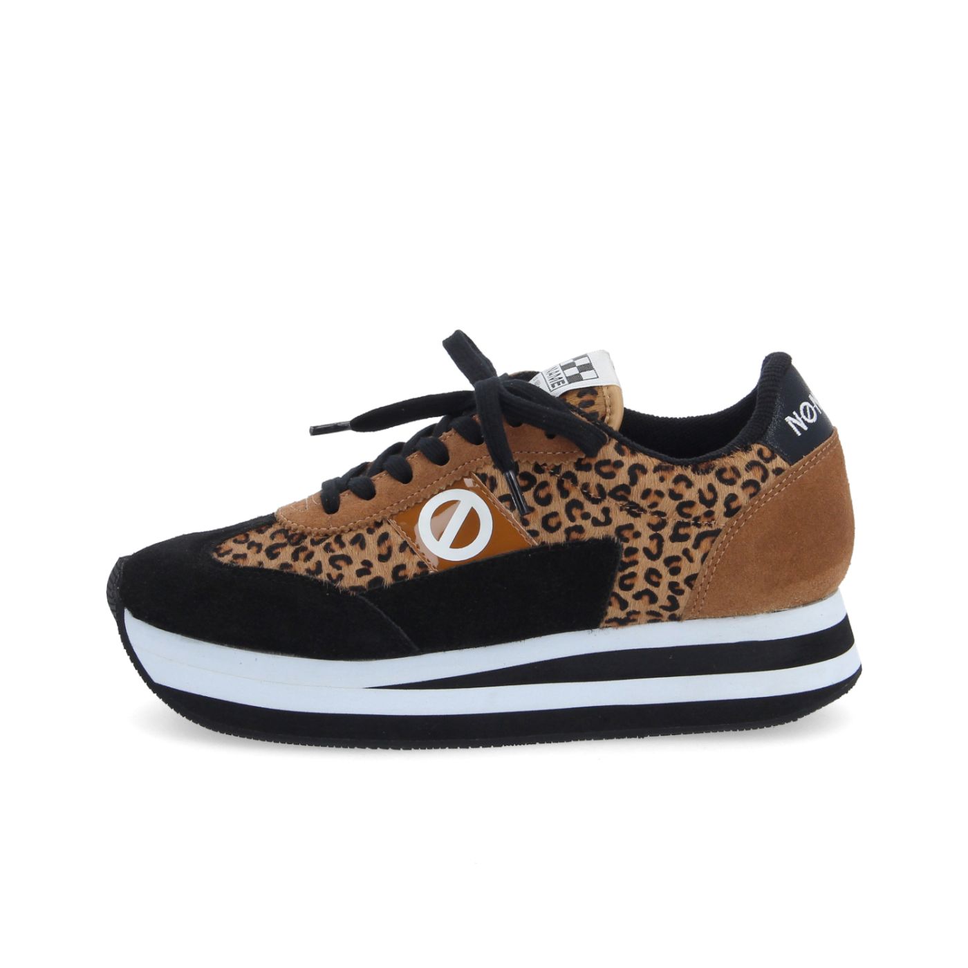 FLEX M JOGGER W - P.LEO/SDE/SDE - MARRON/NOIR/LEOPARD